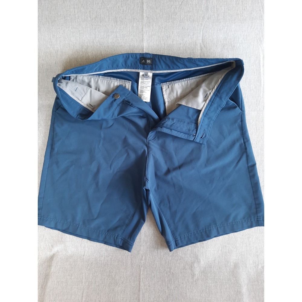 Adidas Men 36 Performance Active Lightweight Relaxed Fit Porous Blue Golf shorts